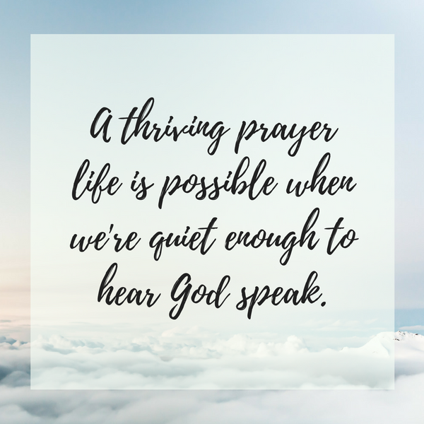 Listening prayer quote